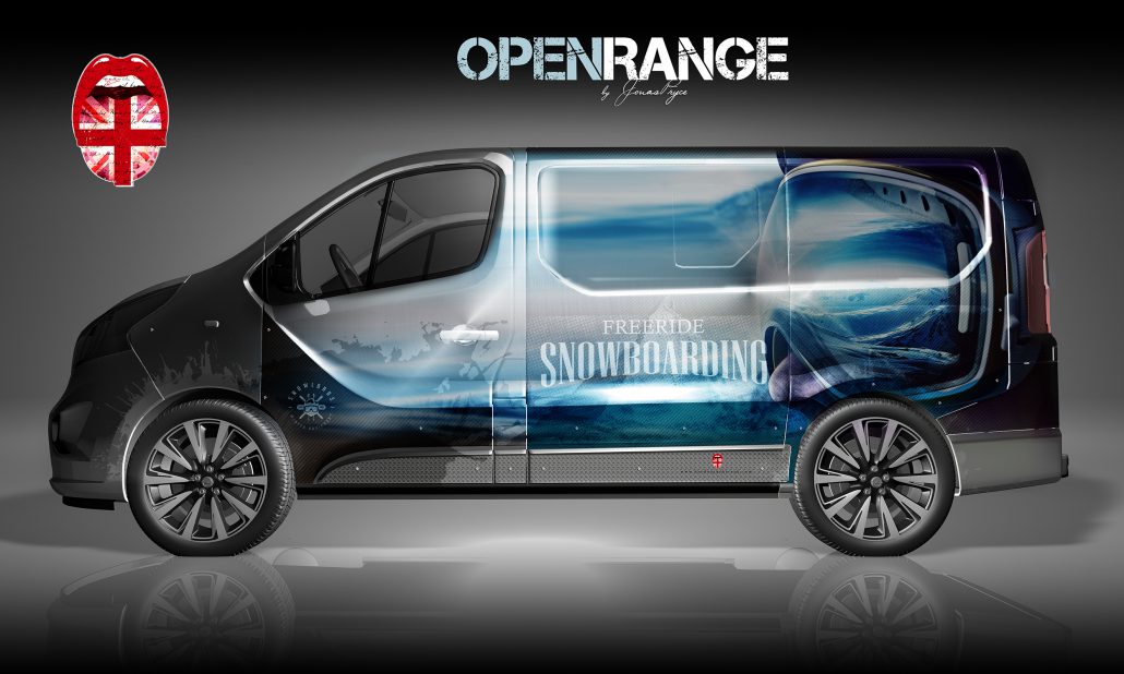 London Junkies Opel Vivaro full body Wrap Design Open Range