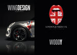 "Woody" Mini Design Folie Wing